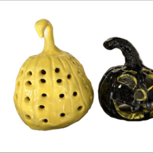 ceramic jack-o-lanterns